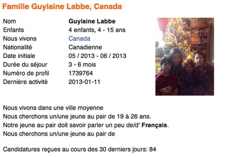 Comment devenir fille au pair au canada