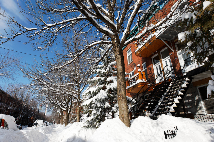 Ville de Montréal : Condo hiver